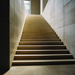 Stairs in a business setting.