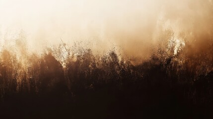 Abstract textural background of brown shades and gradient light