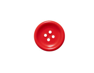 red button isolated on white background