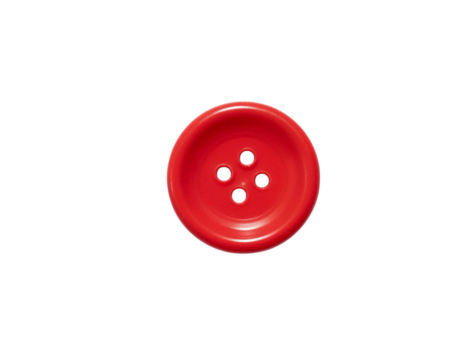 red button isolated on white background