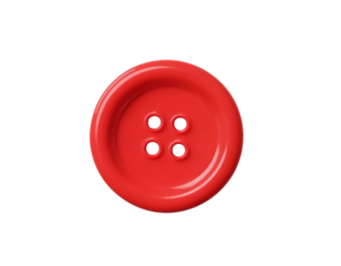 red buttons isolated on white background