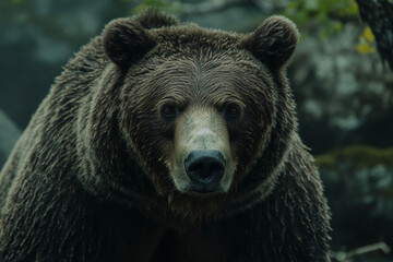 Fototapeta premium There is a small brown bird sitting in a blanket
