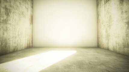 Off-White Textured Canvas Illuminates Minimalist Room