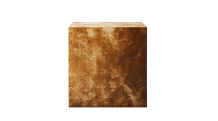 close brown cardboard box 3d render icon isolated on white background