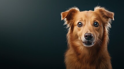 Fototapeta premium Mesmerizing blue eyes, a captivating portrait of dog's intense gaze