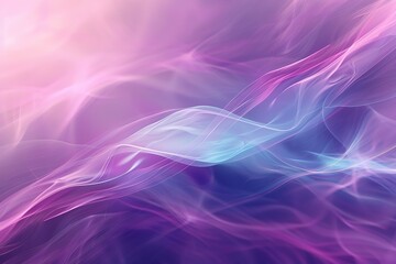 Fototapeta premium Pastel tone purple pink blue gradient defocused abstract photo smooth lines pantone color background