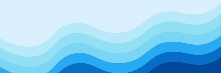 Abstract background with waves in blue tones for websites and graphic resources.