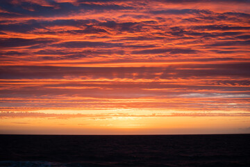Fototapeta premium sunset over the sea