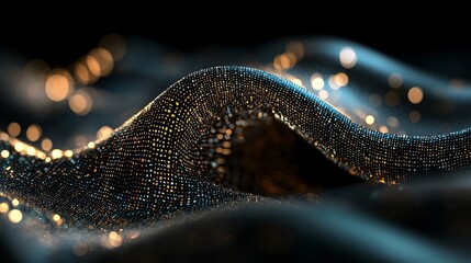 Fototapeta premium Demonstrates the concept of data flow, including querying, analyzing, and visualizing intricate information