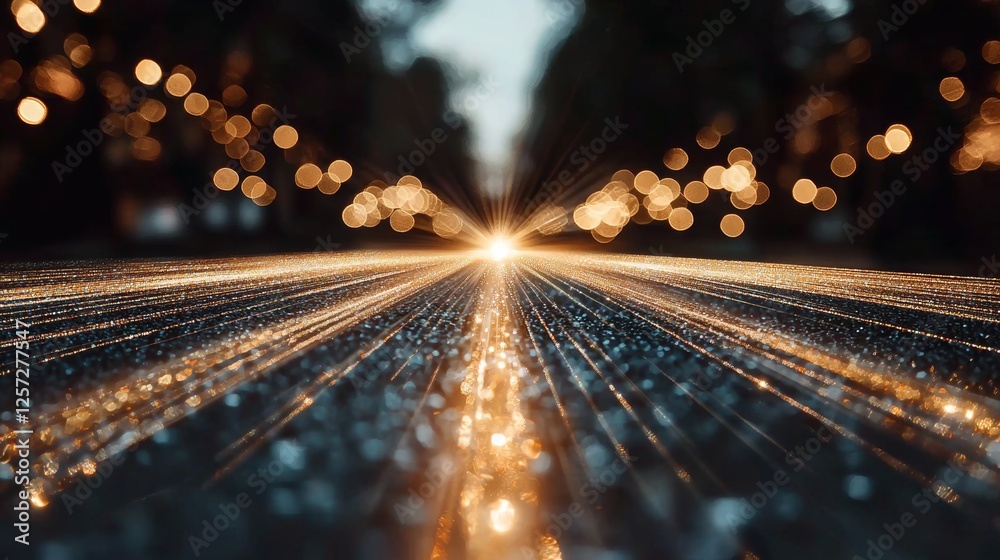 Poster a 3d visualization of a digital binary code network against a matrix background, illustrating connec