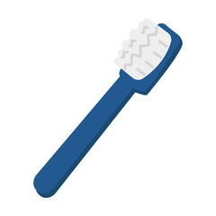 giant blue toothbrush with oversized