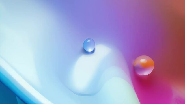 A colorful abstract background with water drops