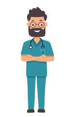 Doctor or surgeon character