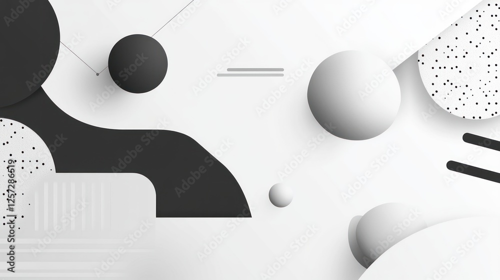 Poster Abstract background showcasing geometric shapes and minimalist color scheme