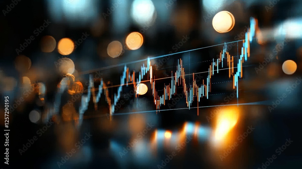 Aufkleber illustration depicting the business analytics data flow using big data technology, data science, que