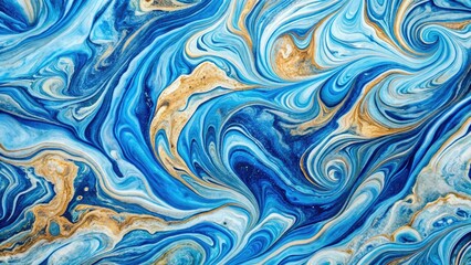 Elegant pastel blue marble swirls: a fancy, wavy abstract design with a stone texture.