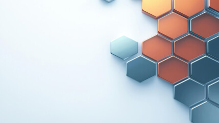 Abstract Geometric Hexagon Pattern Background