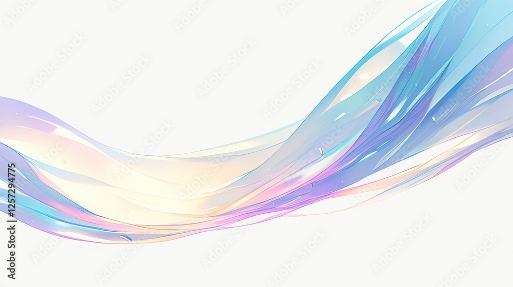 Wall mural abstract pastel gradient background. featuring smooth transitions and soft hues. emphasizing calmnes