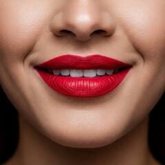 Obraz premium Red lips sexy colour 