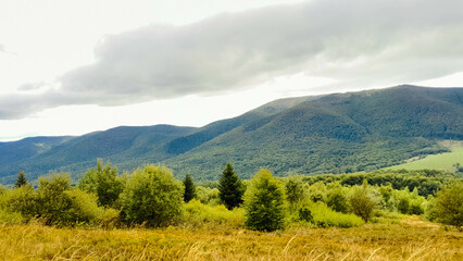 Beautiful view of Bieszczady mountains. Carpathians. © Jan
