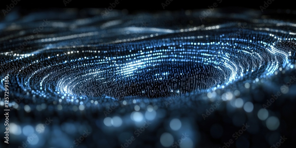 Poster digital background perfect for tech processes, neural networks, artificial intelligence, data transf