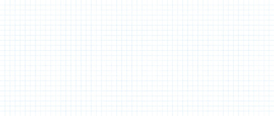 White notebook sheet with blue grid banner
