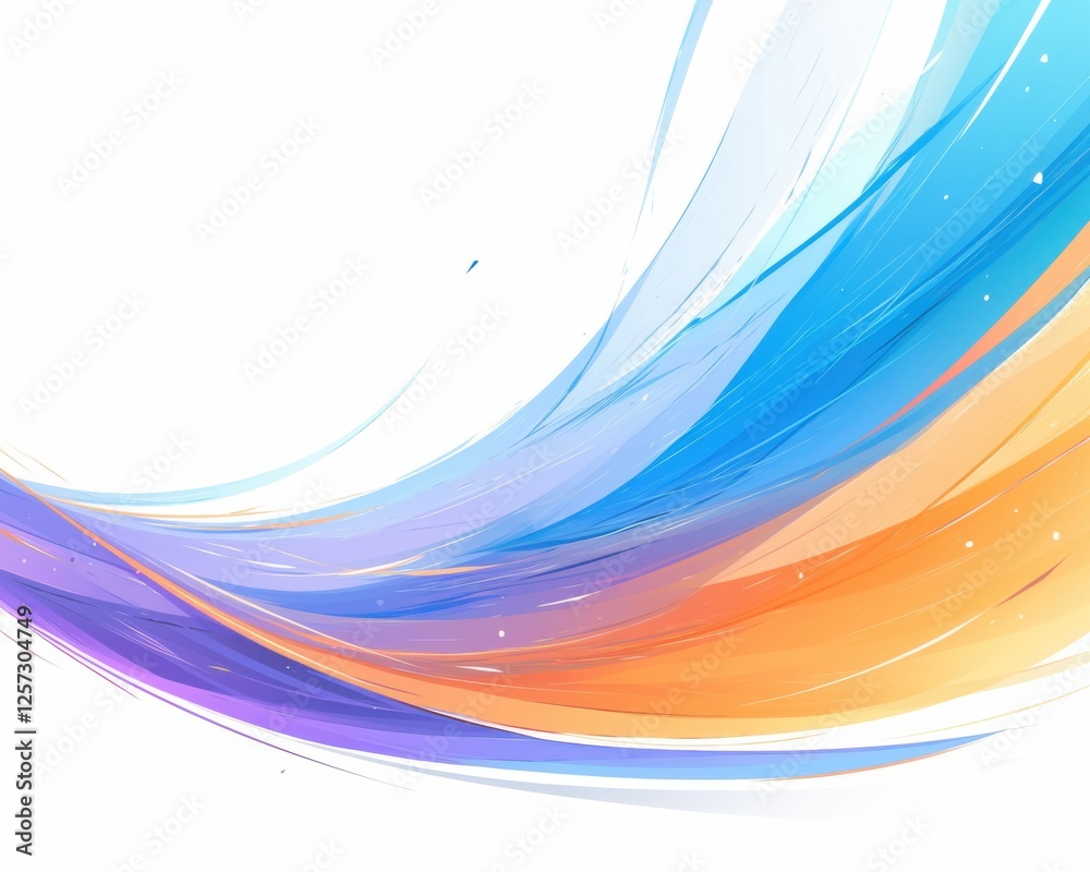 Wall mural abstract radiant color waves background with radiant color waves and dynamic light patterns. emphasi