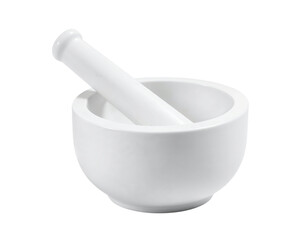 mortar and pestle isolated