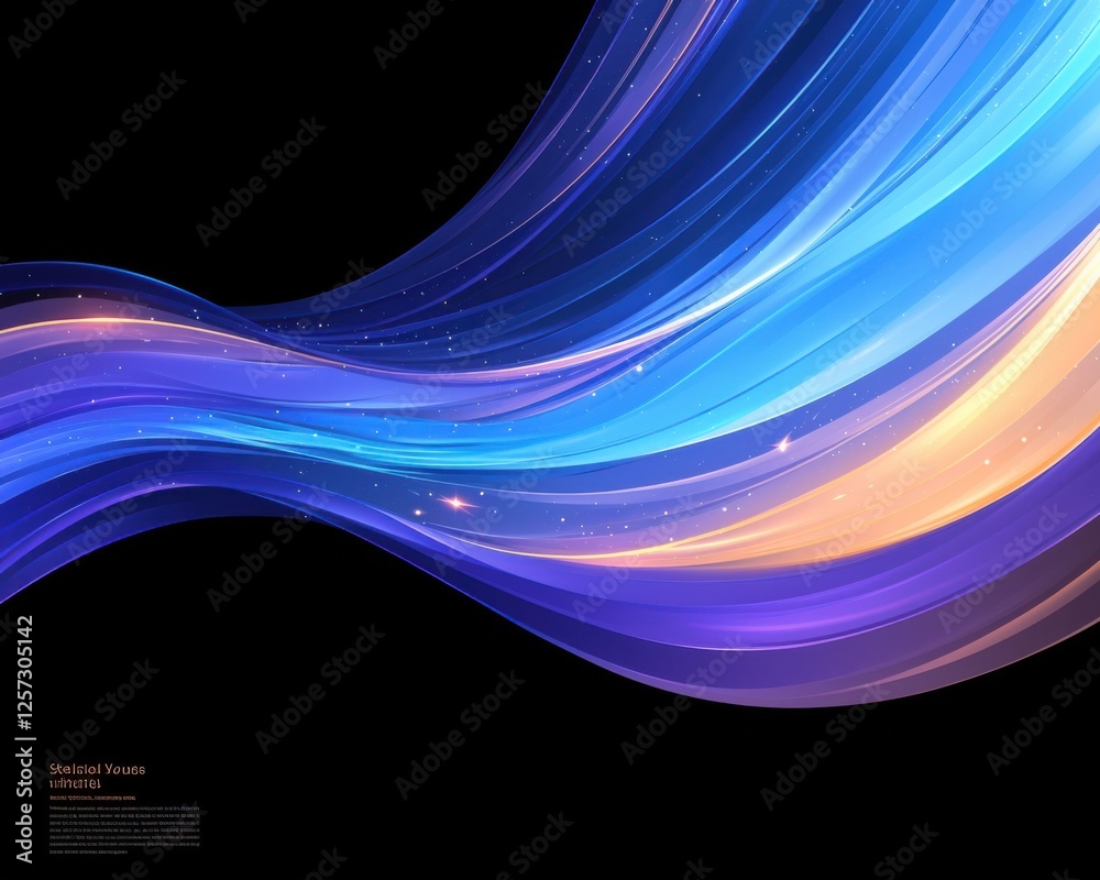 Wall mural abstract radiant color streams background with radiant color streams and dynamic light effects. emph