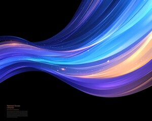 Abstract radiant color streams background with radiant color streams and dynamic light effects. Emphasizing modern vibrancy and artistic elegance, ideal for high-impact visuals and creative designs.