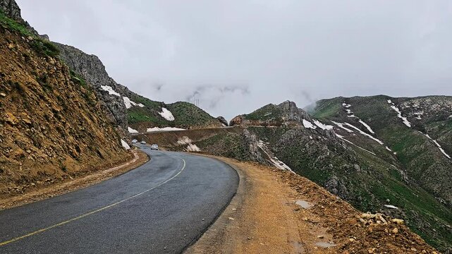 A winding mountain road through Hawraman&mdash;where every turn reveals tranquil beauty and untamed adventure.  
📍Hawraman Takht, Kurdistan 
