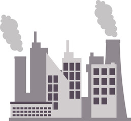 Obraz premium Air Polution City