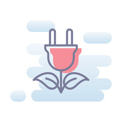 Eco Energy vector icon