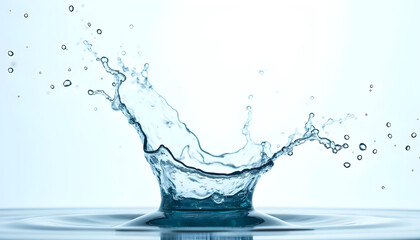 a dynamic splash of water background