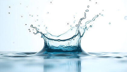 a dynamic splash of water background