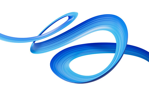 3d Wavy Flag Of Facebook 3d Waving Abstract Ribbon Flag Isolated On White Background 3d Illustration