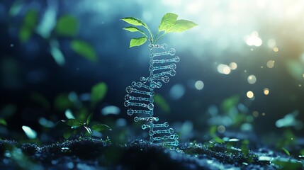 Genetic Plant Life: DNA Growth in Nature