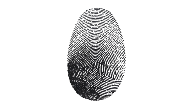 human ink fingerprint png