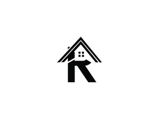 real estate logo png r home logo design