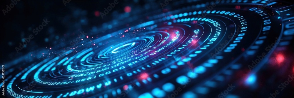 Poster digital background perfect for tech processes, neural networks, artificial intelligence, data transf