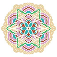 the beauty of colored mandala images for any purpose