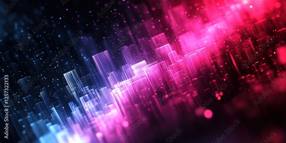 Poster digital background perfect for tech processes, neural networks, artificial intelligence, data transf