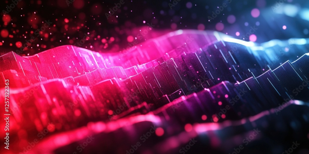 Poster digital background perfect for tech processes, neural networks, artificial intelligence, data transf