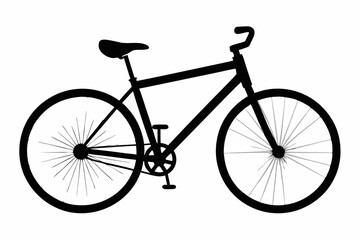 Simple Line Art Bicycle Vectors