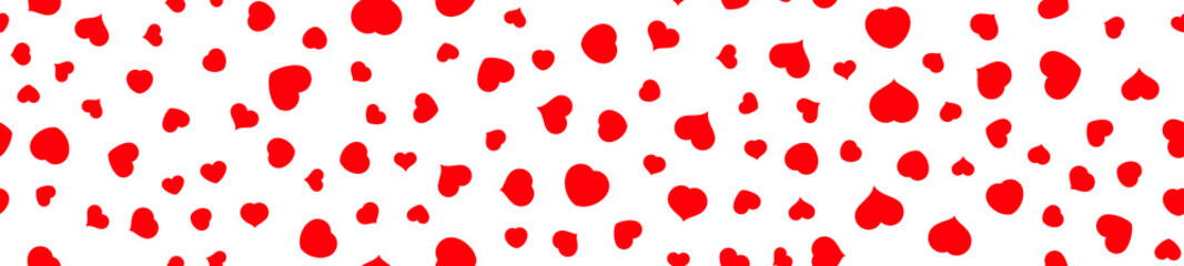 Red heart seamless pattern