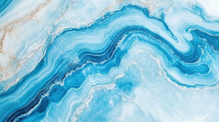 Fototapeta premium Vibrant Blue Marble Background Capturing Natural Stone Beauty. Ideal for Timeless and Elegant Design Visuals.