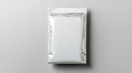 Blank White Foil Food Packaging Mockup