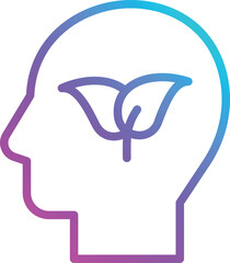 Think Green vector icon