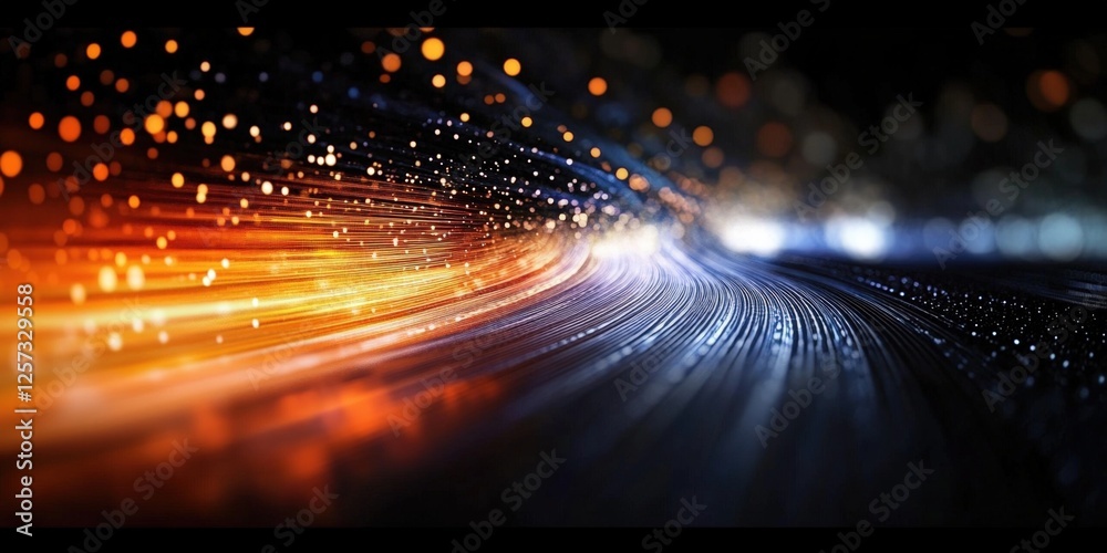 Poster digital background perfect for tech processes, neural networks, artificial intelligence, data transf