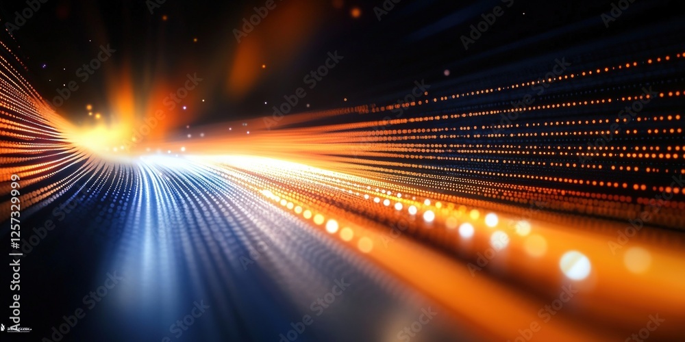 Poster digital background perfect for tech processes, neural networks, artificial intelligence, data transf